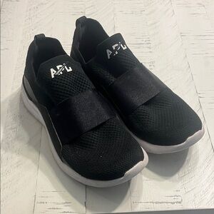 APL Black and White Slip-On Sneakers